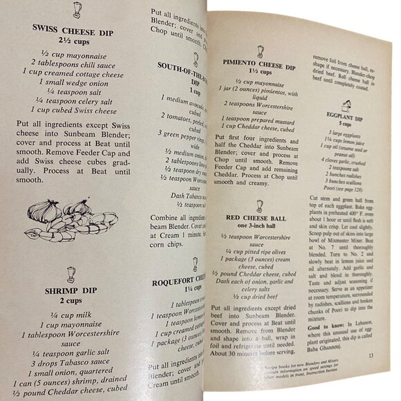 Vintage 70s Sunbeam Portable Electric Cookery Book Multi Cooker Frypan Recipes - Picture 8 of 9